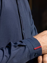 Navy Blue Kurta Shalwar - AL-KS-2727