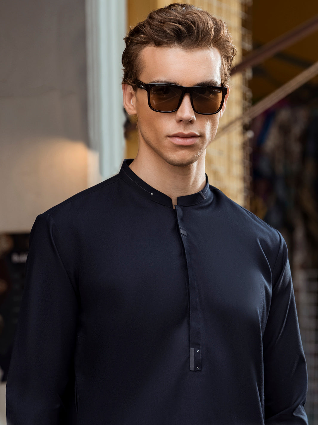 Black Kurta Shalwar - AL-KS-2728