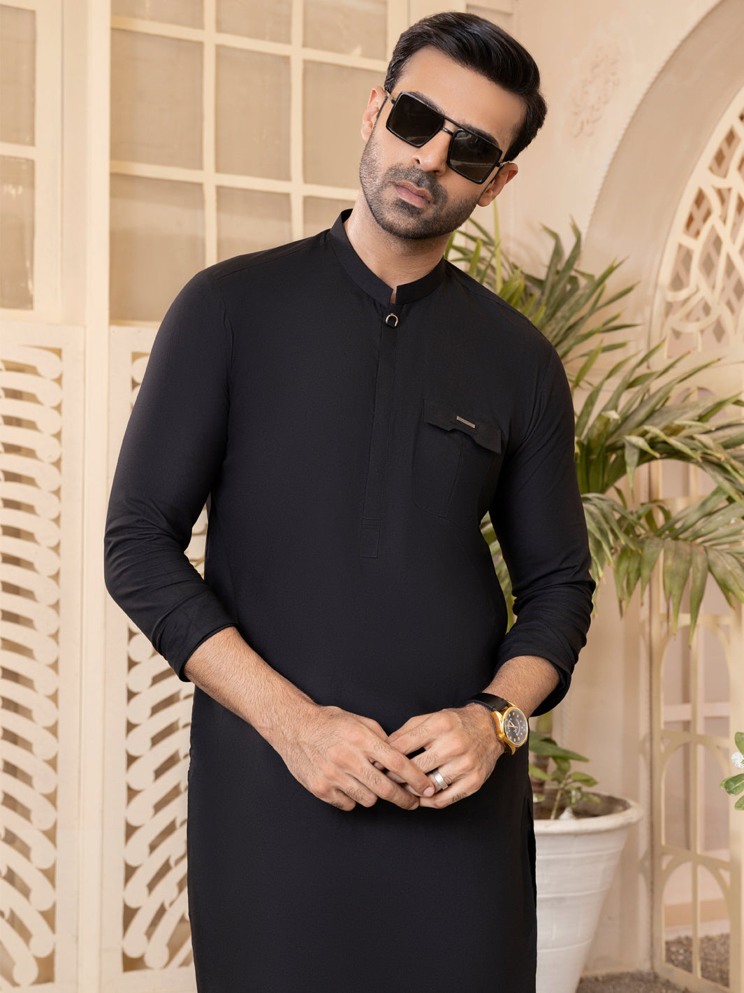 Black Kurta Trouser - AL-KT-2763