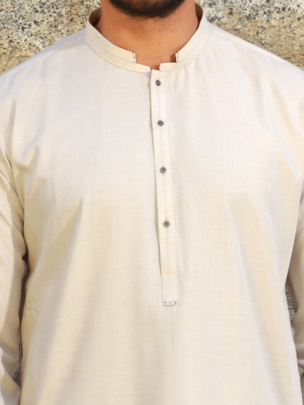 Light Grey Kameez Shalwar - AL-KS-2772