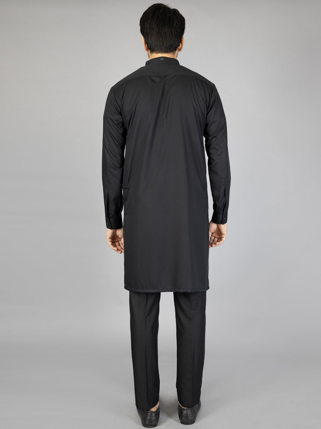 Black Blended Kurta Trouser - AL-KT-2812