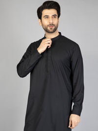 Black Blended Kurta Trouser - AL-KT-2812