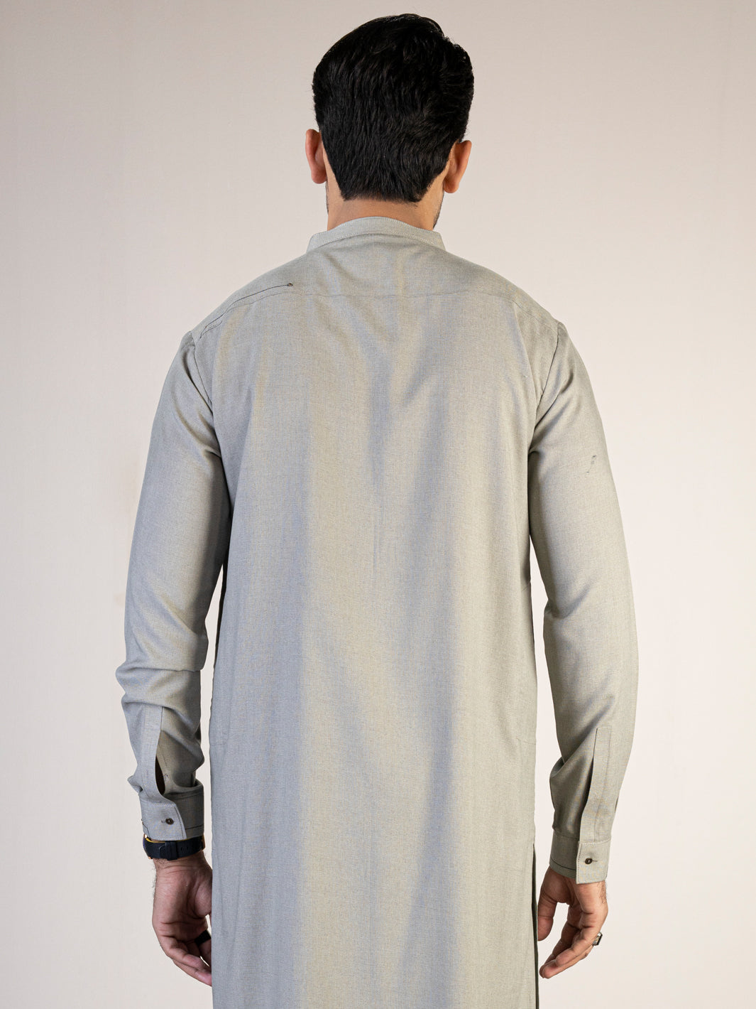 Light Green Blended Kameez Shalwar - AL-KS-2854