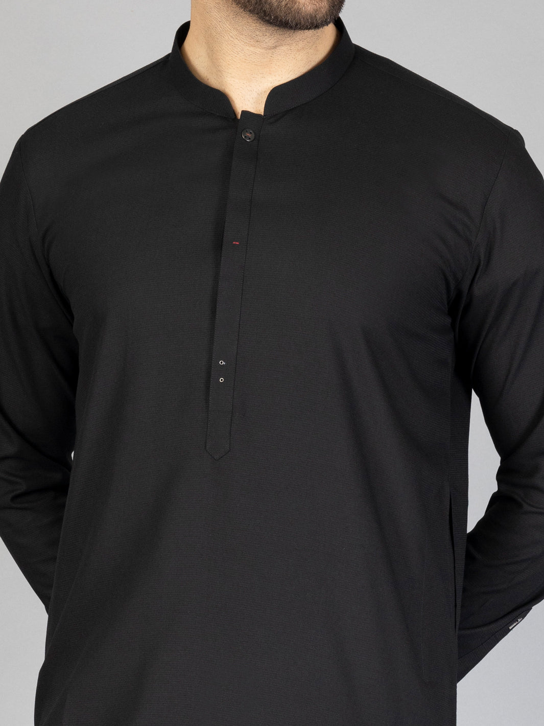 Black Blended Kurta Trouser - AL-KT-2880