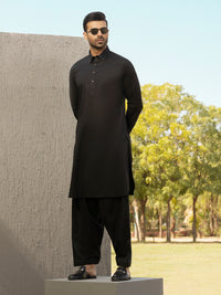 Black Kameez Shalwar - ALWA-KS-295
