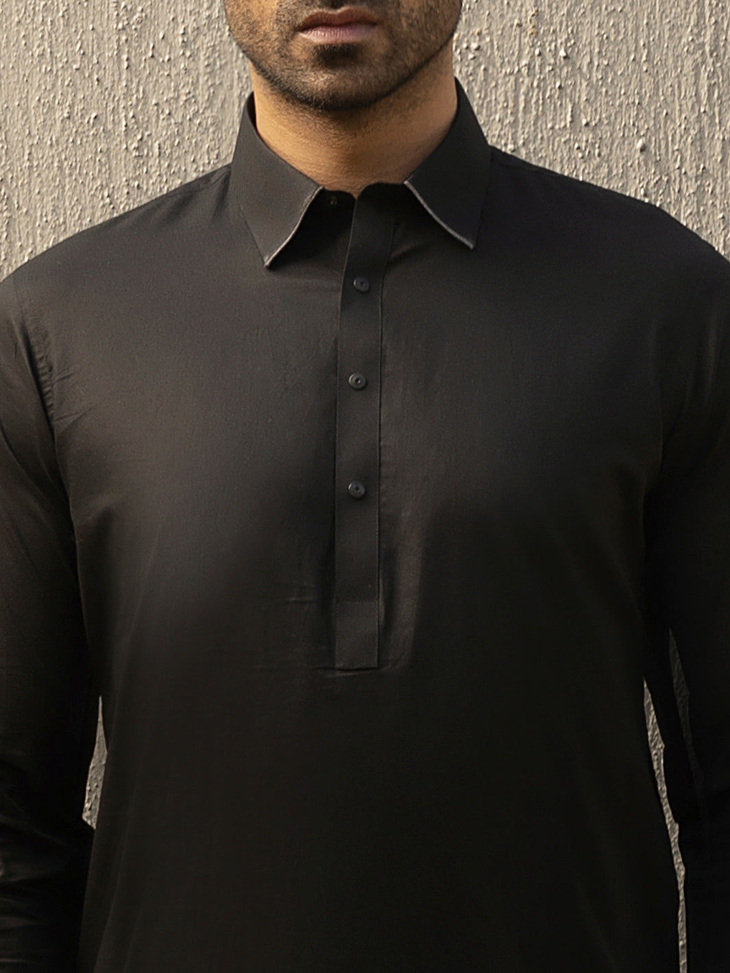 Black Kameez Shalwar - ALWA-KS-295