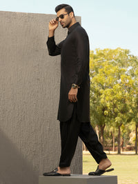 Black Kameez Shalwar - ALWA-KS-295