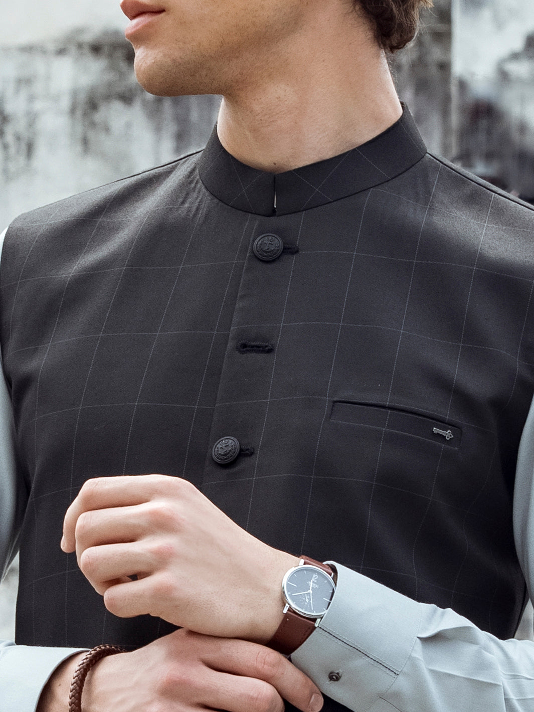 Black Waistcoat - AL-WC-366