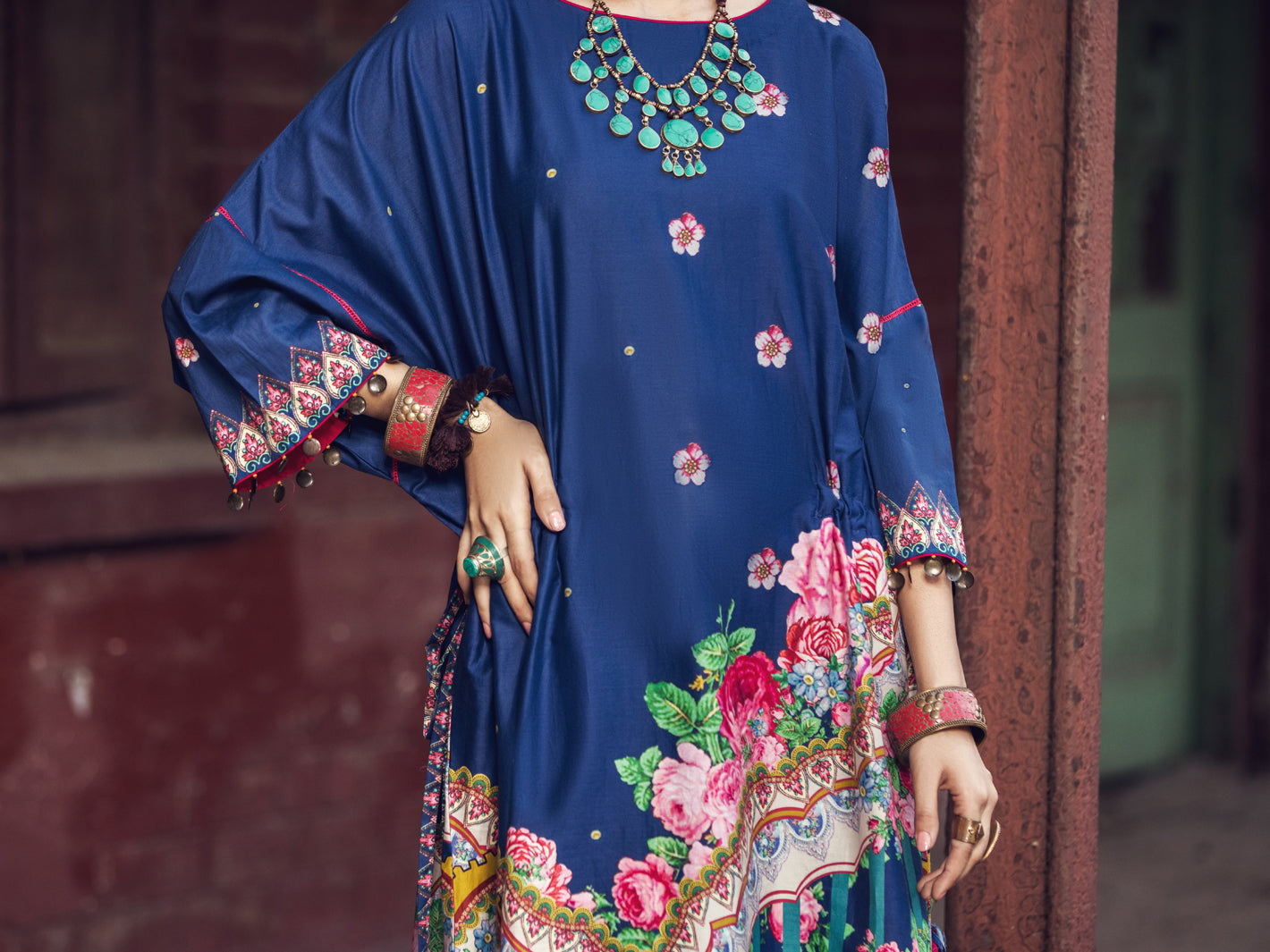 Blue Cambric Tunic - AWP-LK-369