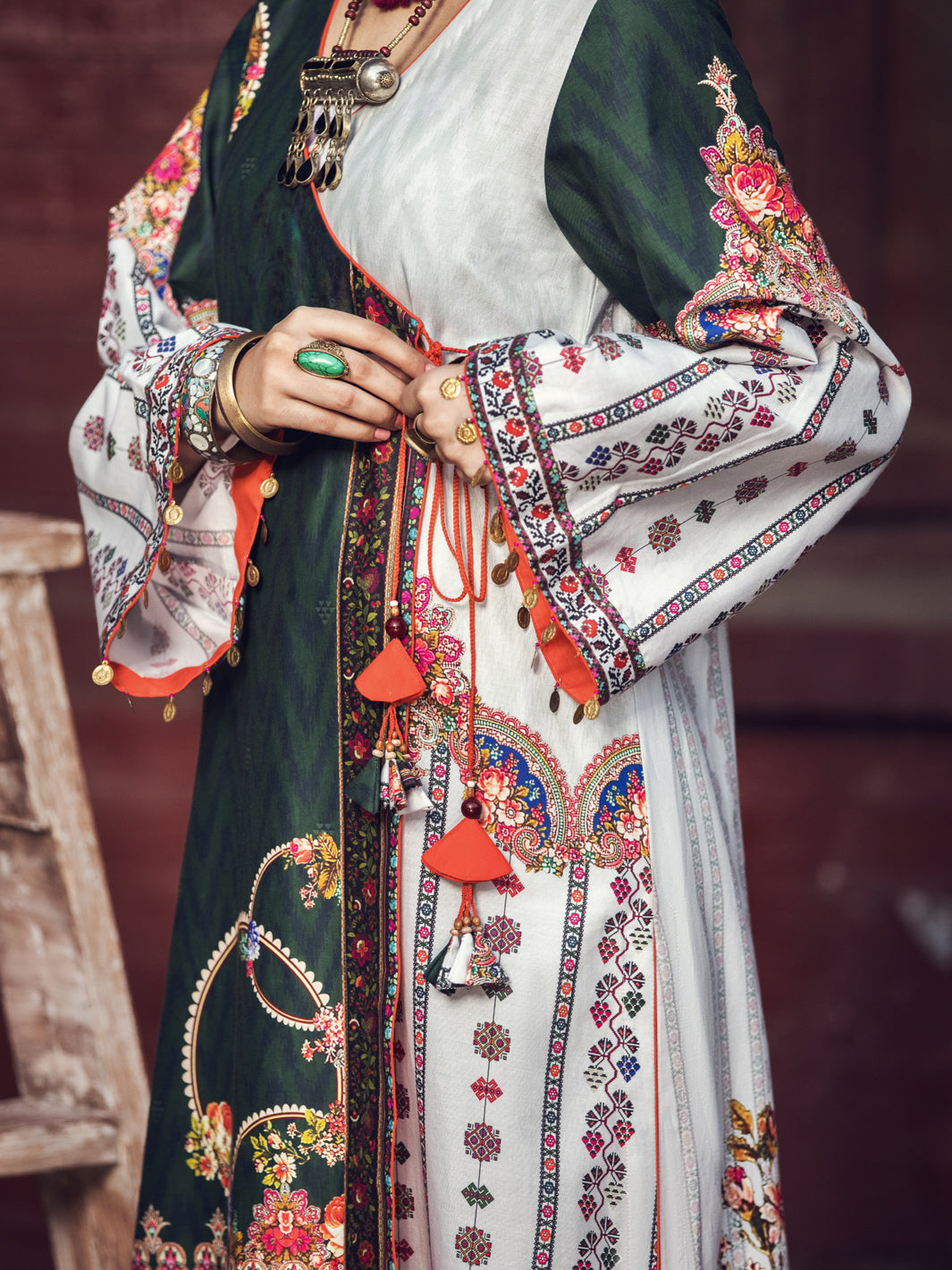 Green Cambric Tunic - AWP-LK-370