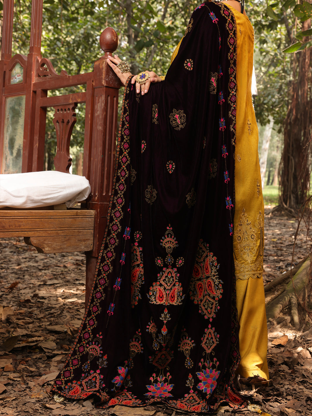 Mehndi Green Raw Silk 3 Piece Formal Unstitched - AL-3PS-LS-UN-395