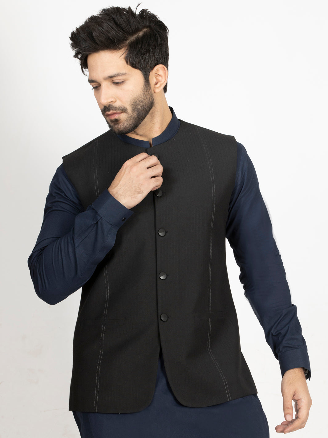 Black Waistcoat - AL-WC-397