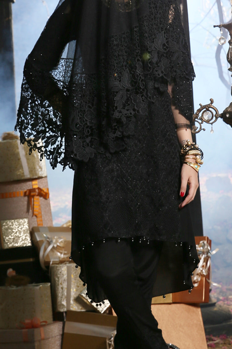 Black 2 Piece Formal Stitched - AL-LS-175