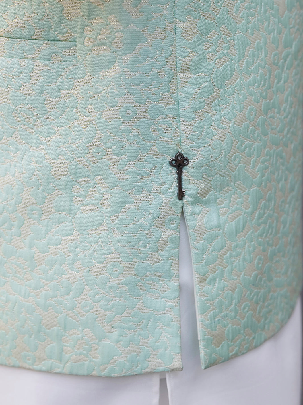 Sea Green Waistcoat - AL-WC-405