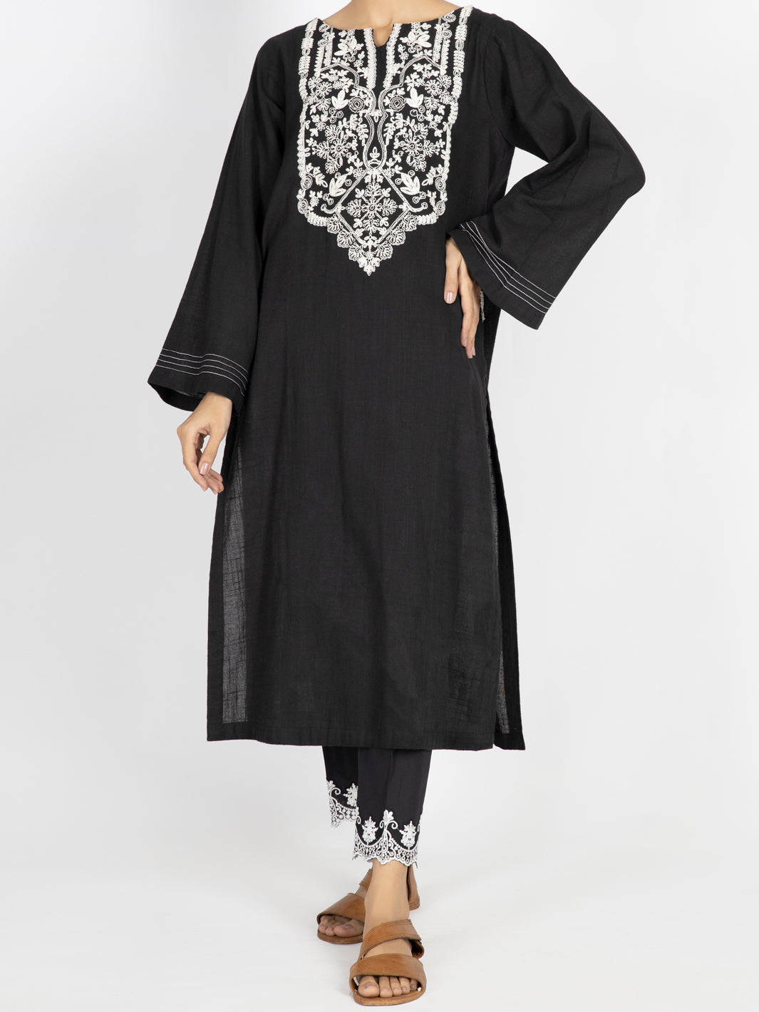 Black Dobby Tunic - AWP-LK-459