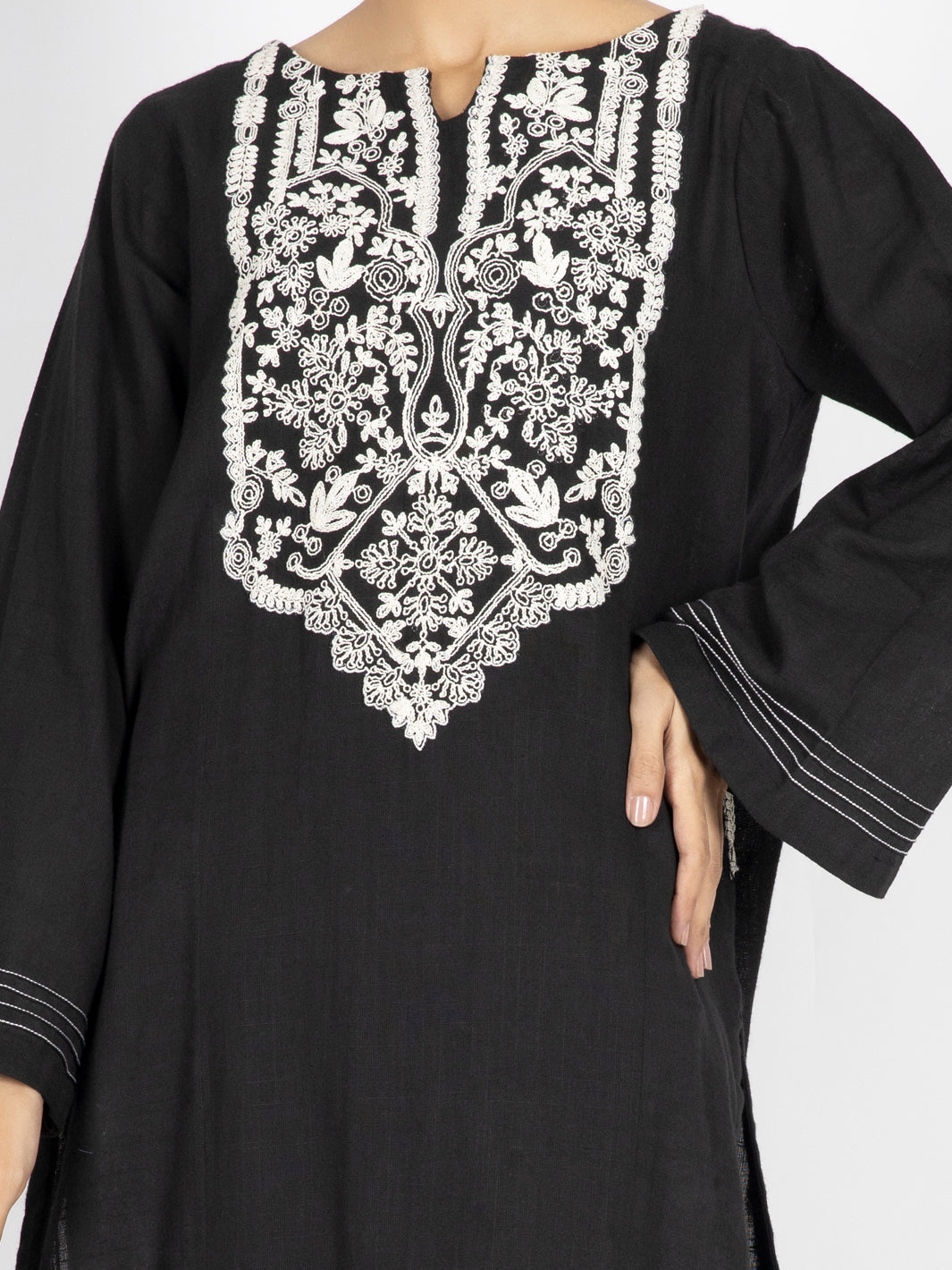 Black Dobby Tunic - AWP-LK-459