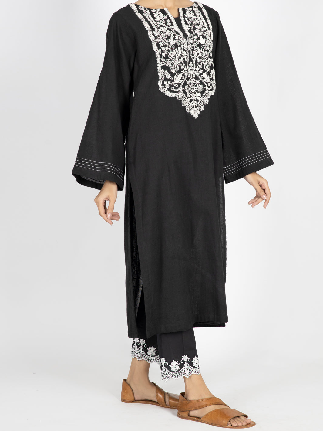 Black Dobby Tunic - AWP-LK-459