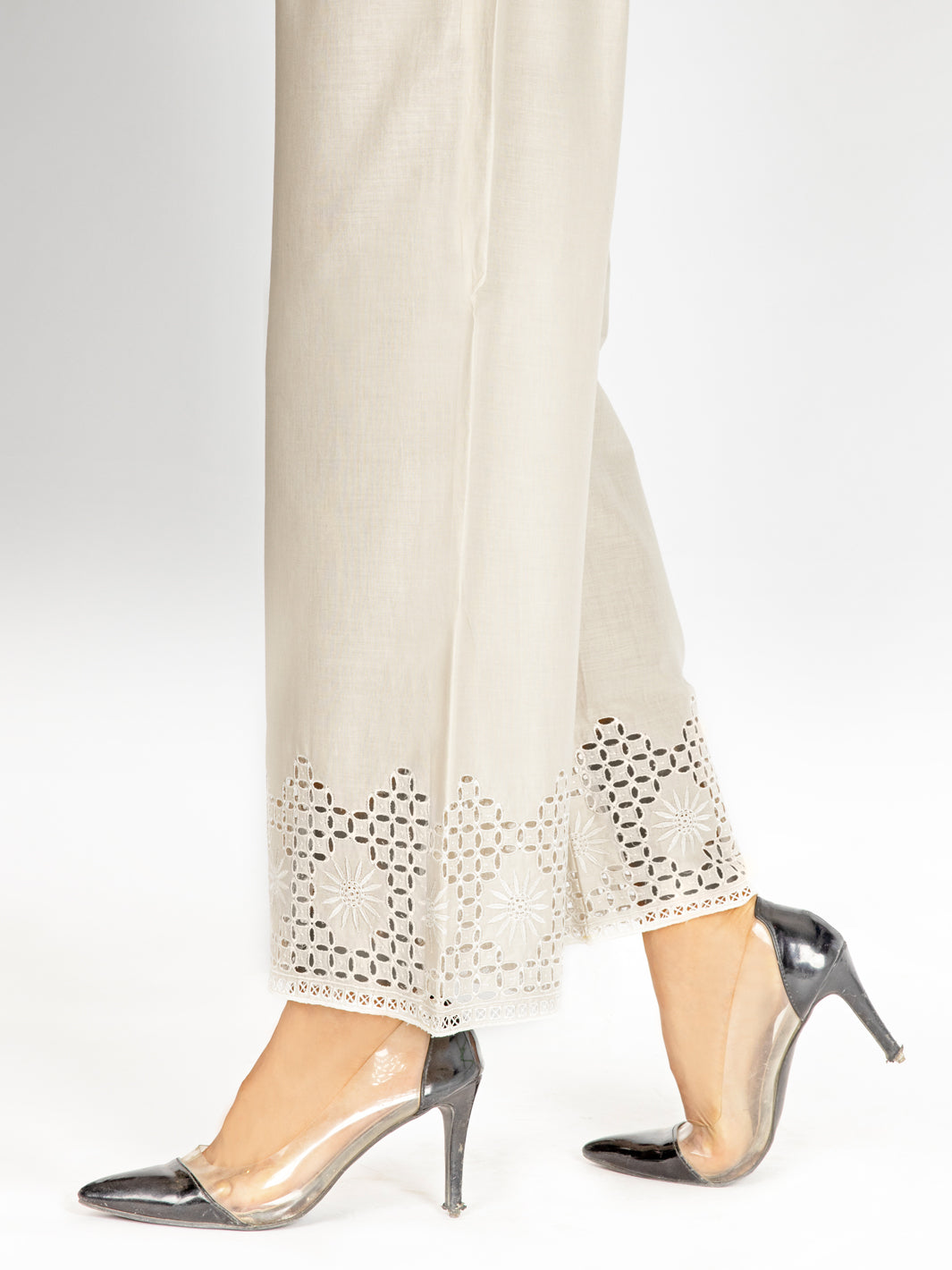 Beige Women Trouser - AL-T-516A