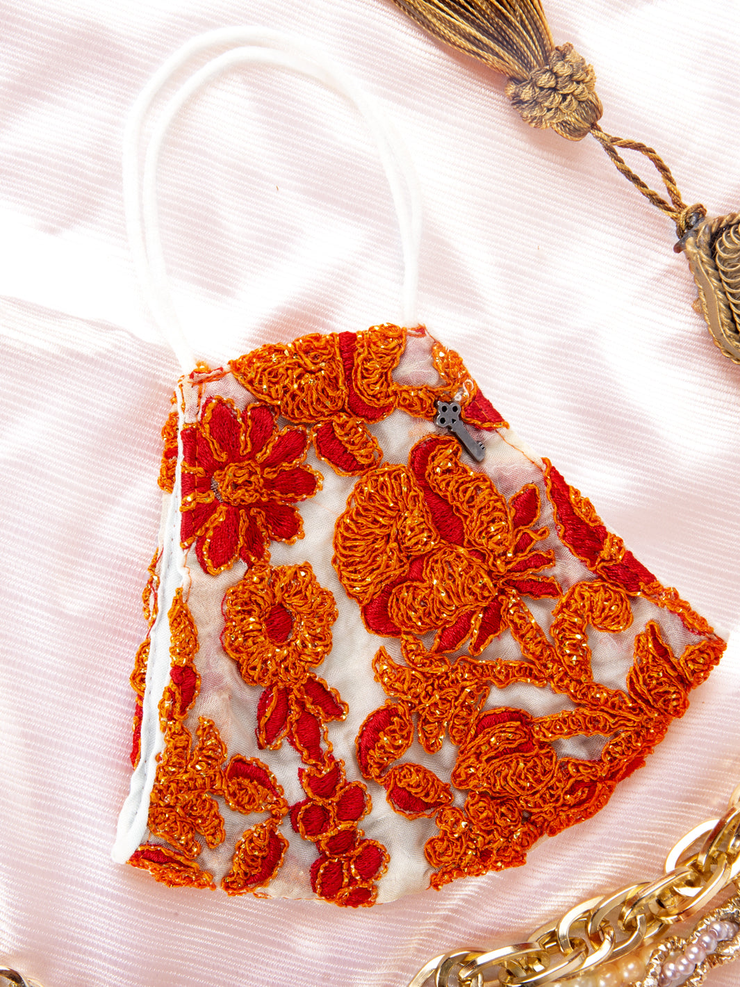 Embroidered Women Face Mask - AL-LFM-001C