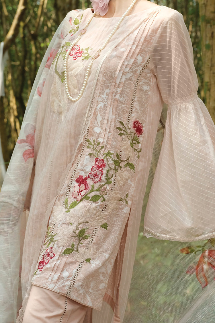 Pink Lawn 3 Piece Stitched - ALP-646