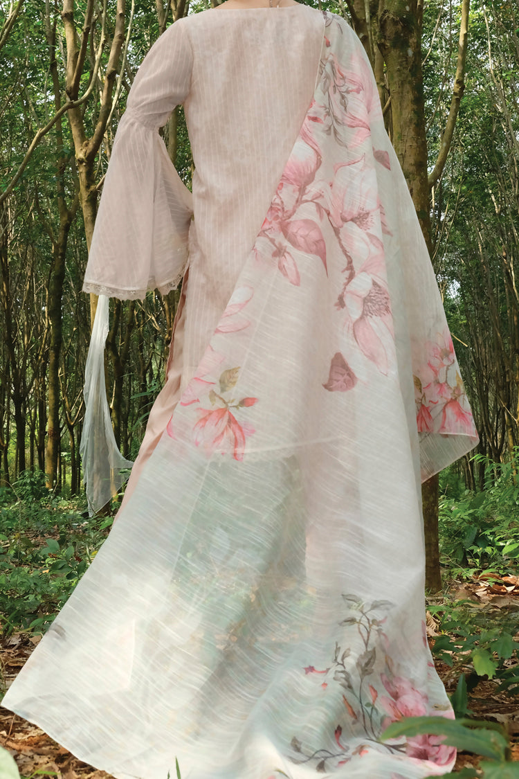 Pink Lawn 3 Piece Stitched - ALP-646