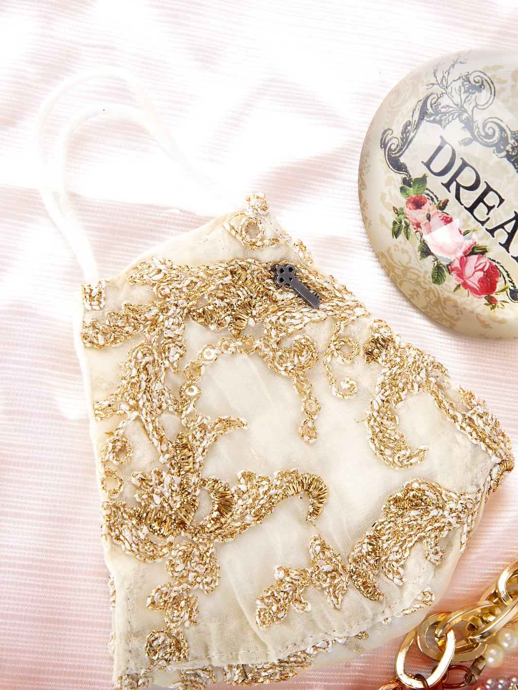 Embroidered Women Face Mask - AL-LFM-001C