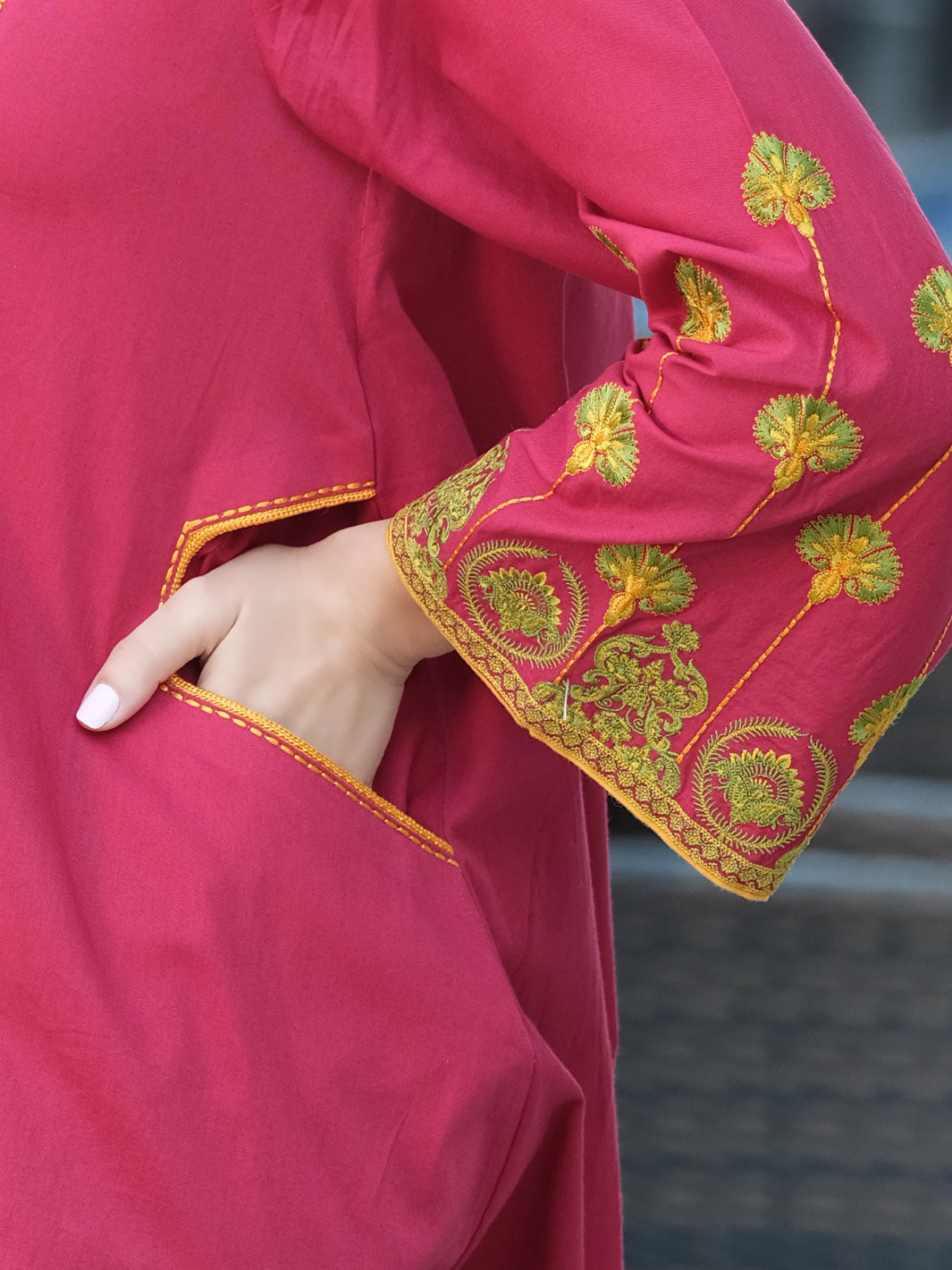 Red Lawn Tunic - AL-LK-745