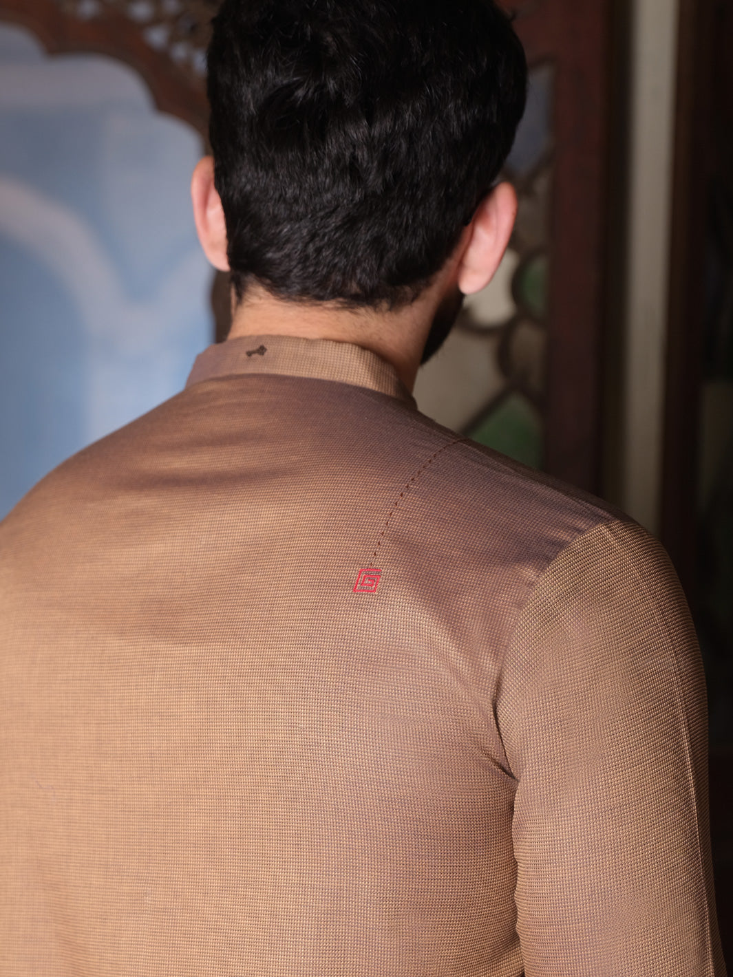 Brown Blended Kurta - AL-K-858