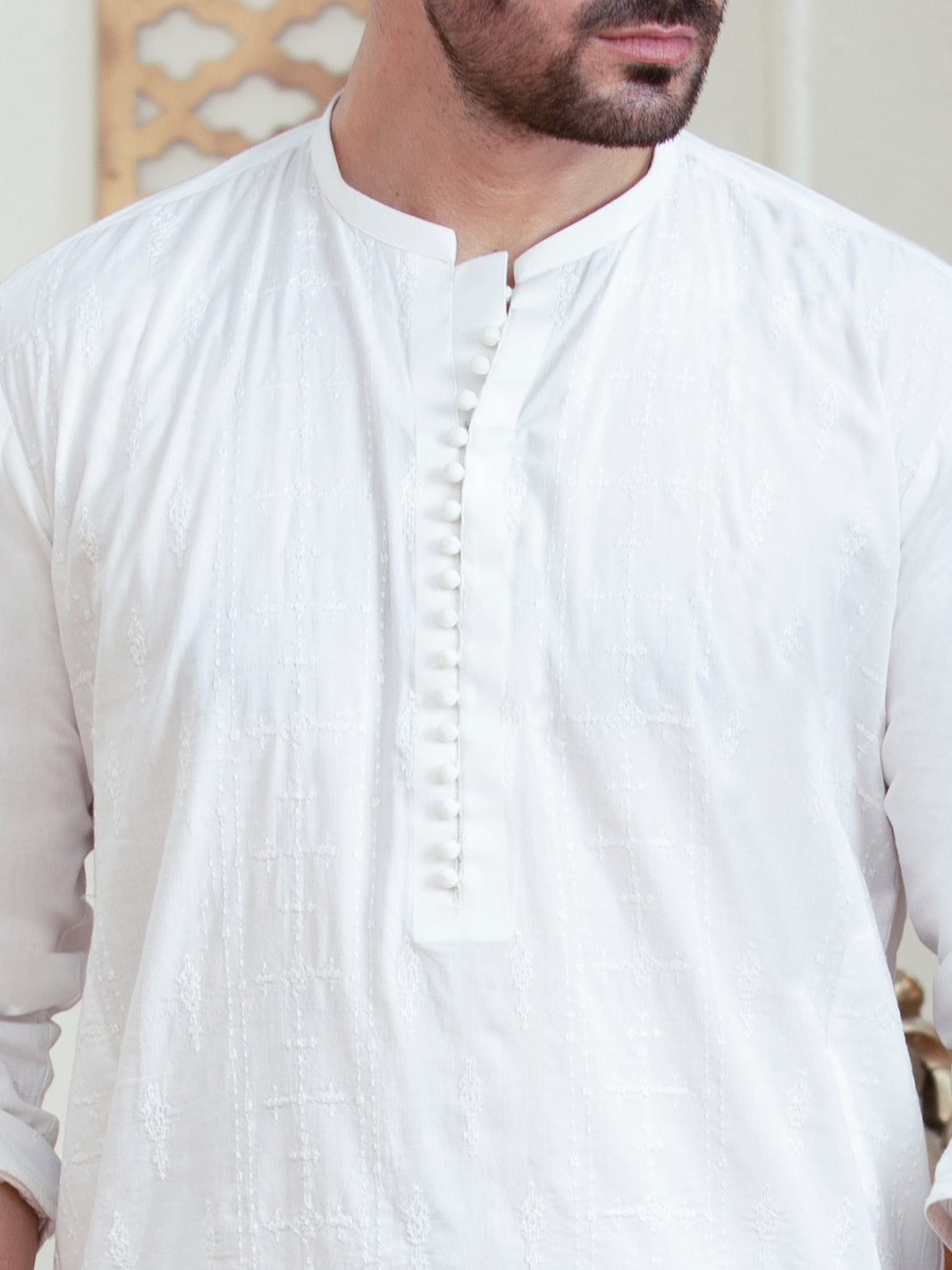 White Kurta - AL-K-929A