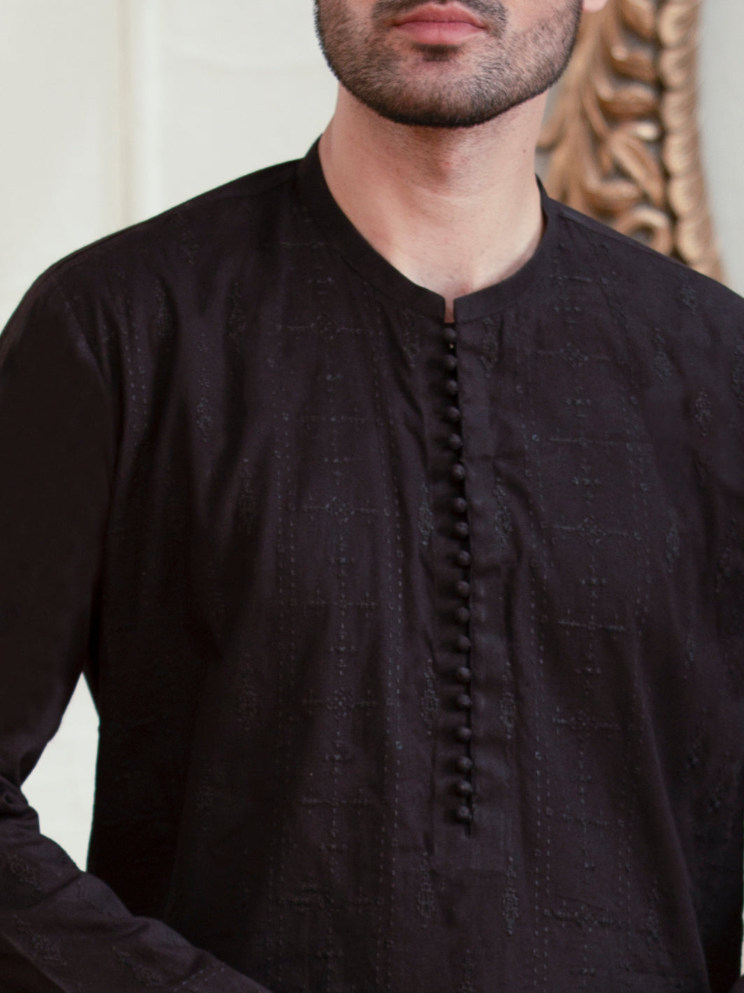 Black Kurta - AL-K-929B