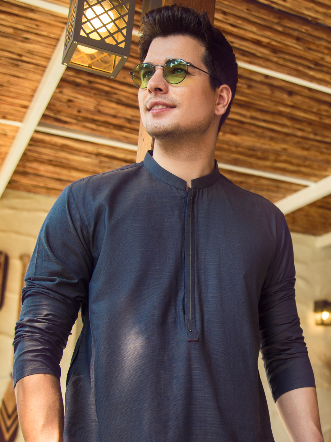 Grey Kurta - AL-K-942