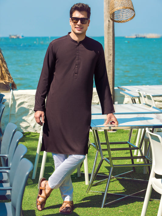 Brown Kurta - AL-K-948