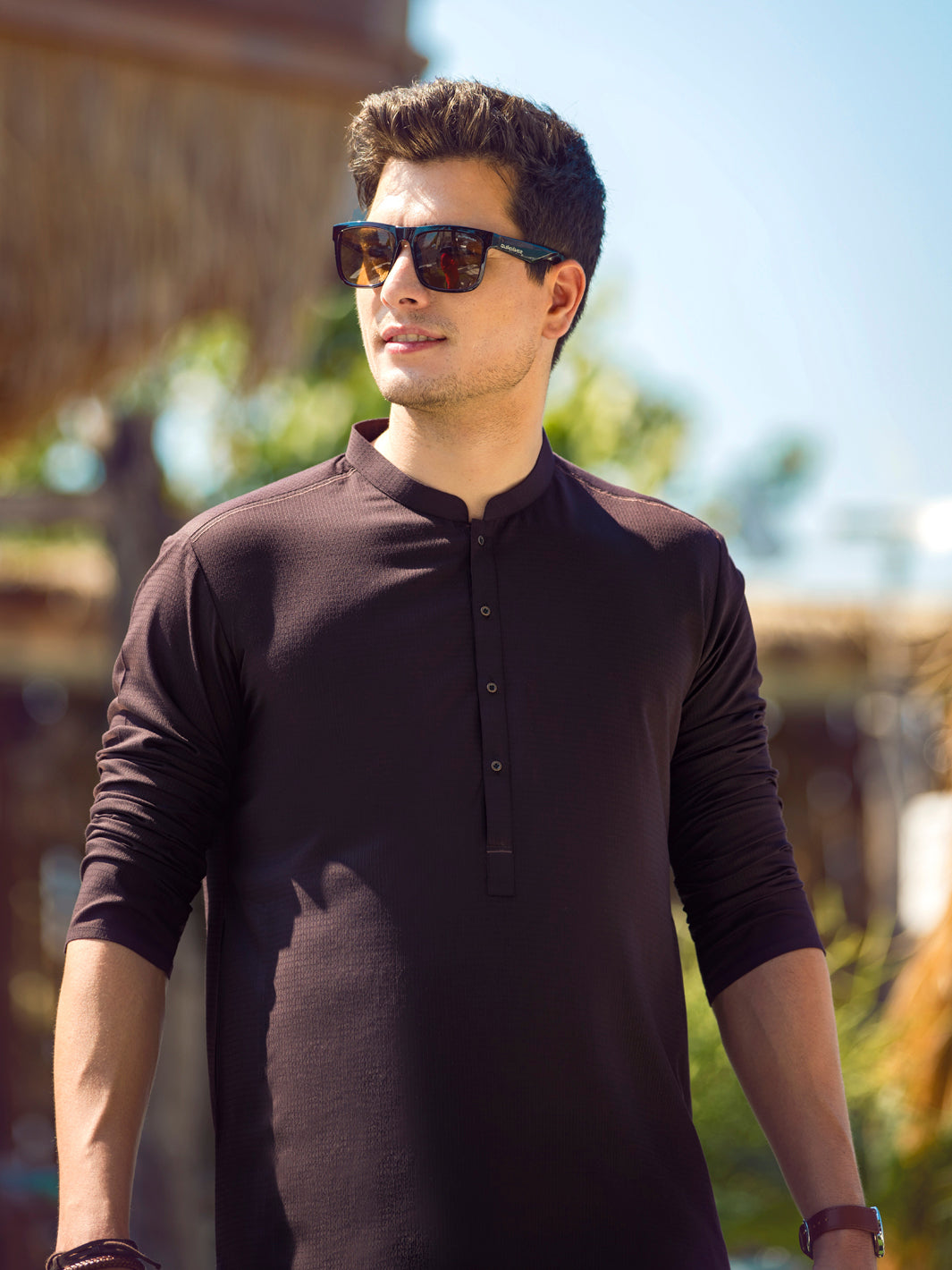 Brown Kurta - AL-K-948