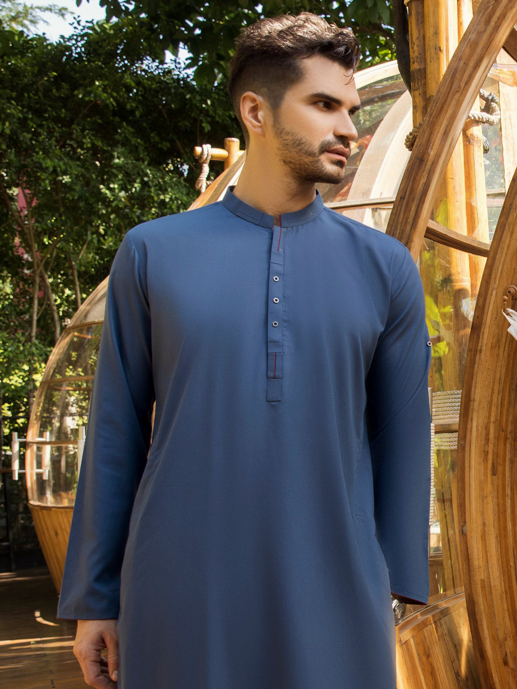 Blue Kurta - AL-K-956