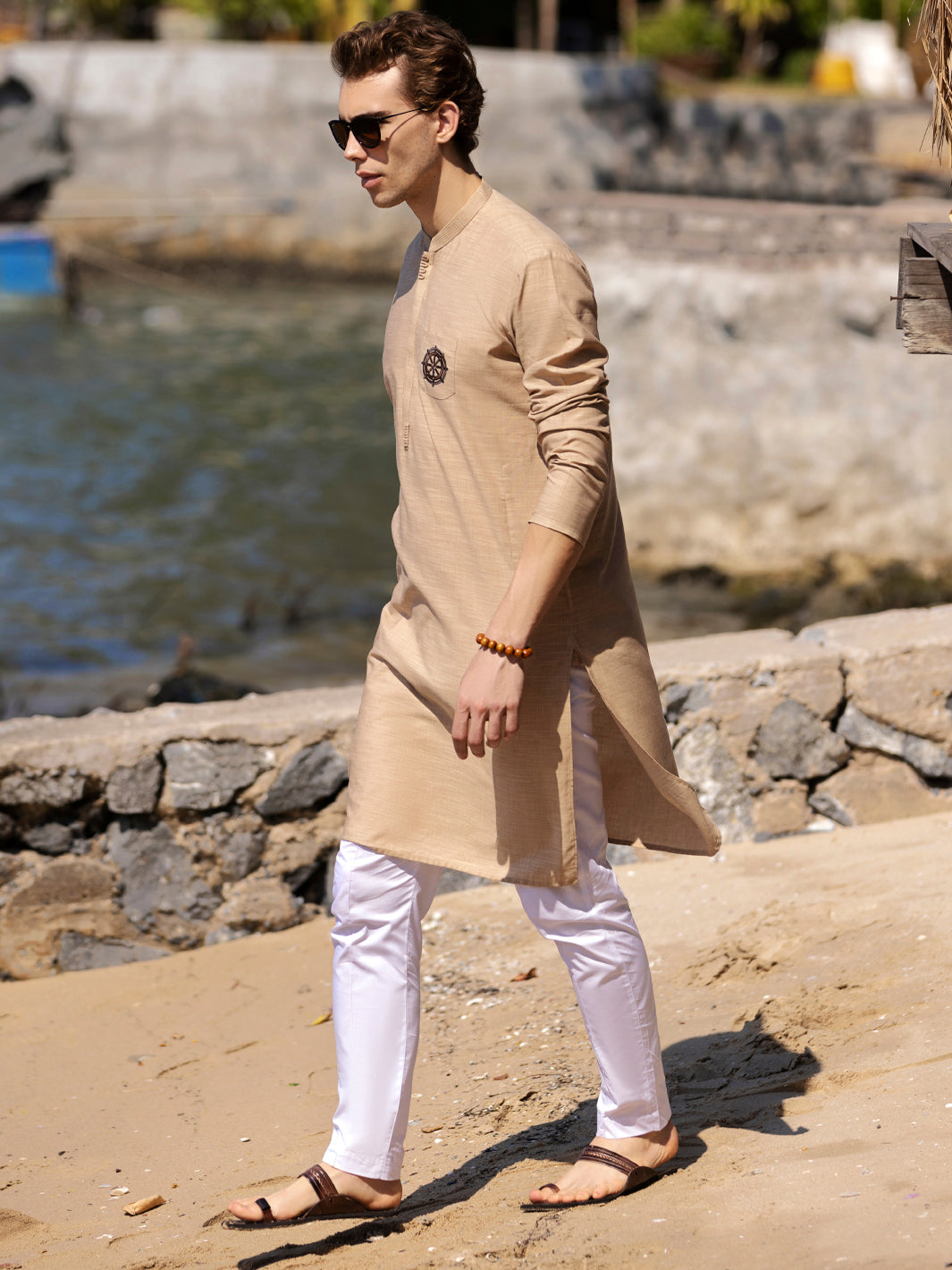 Beige Kurta - AL-K-960