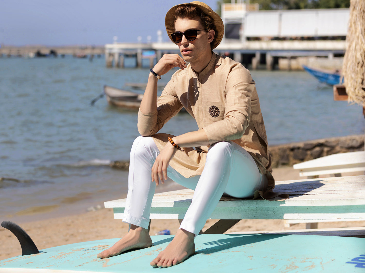 Beige Kurta - AL-K-960