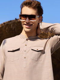 Brown Kurta - AL-K-967