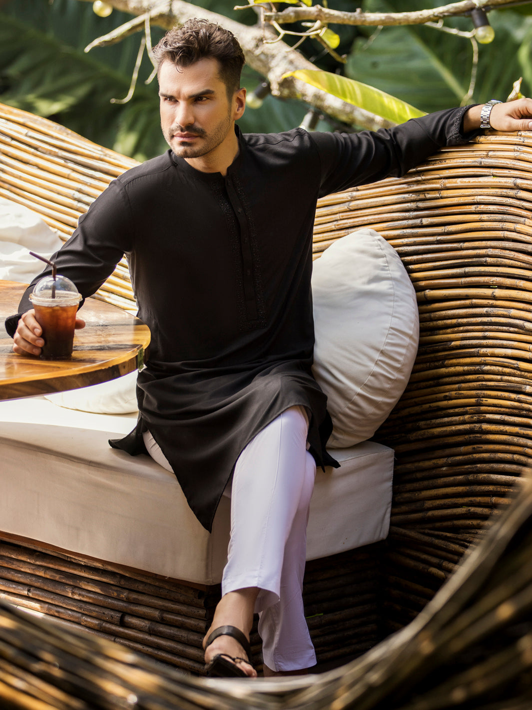 Black Kurta - AL-K-985