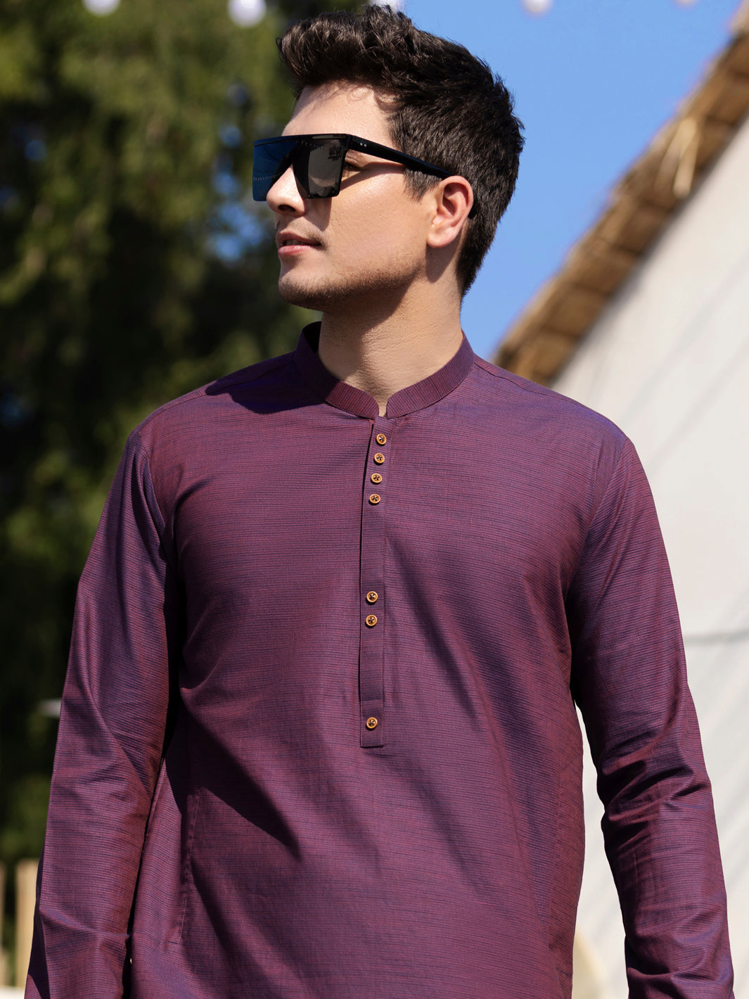 Purple Kurta - AL-K-990