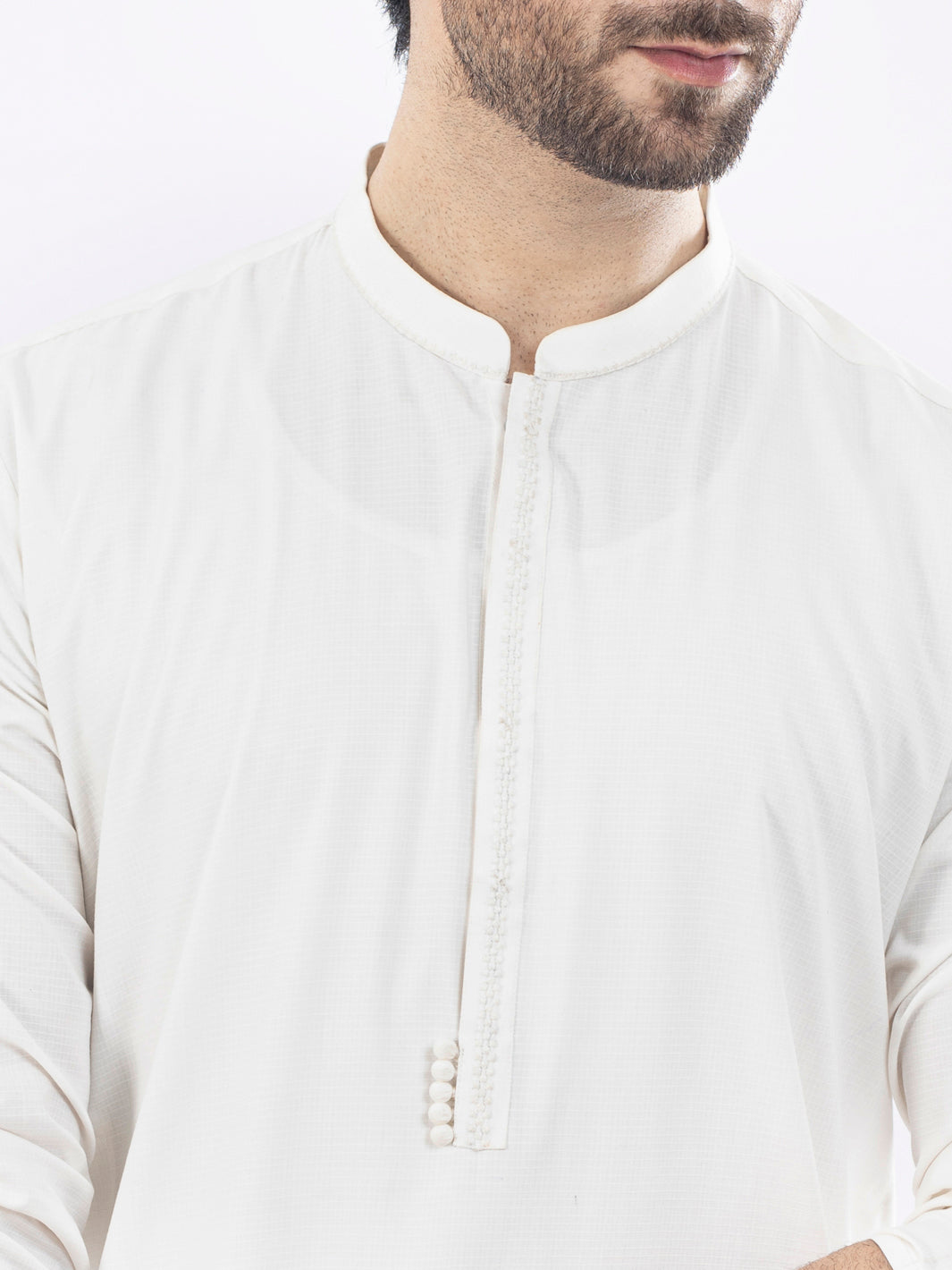 Off White Blended Kurta - AL-K-1068A