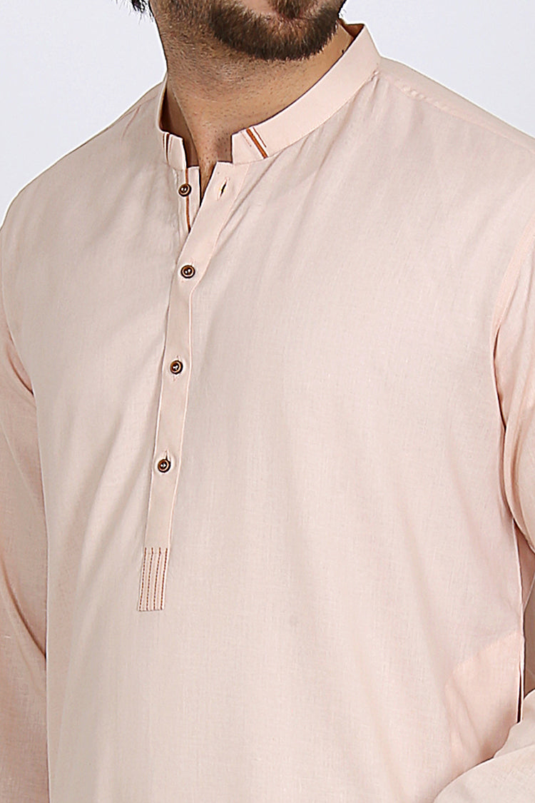 Pink Blended Kurta - AL-K-543