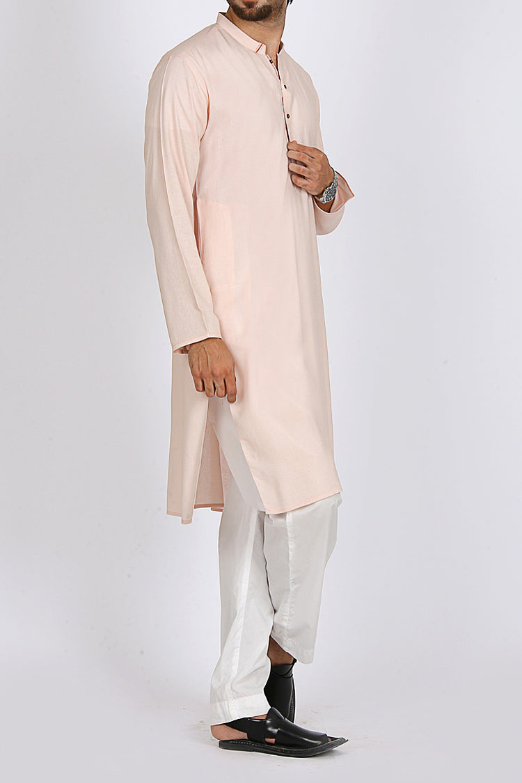 Pink Blended Kurta - AL-K-543