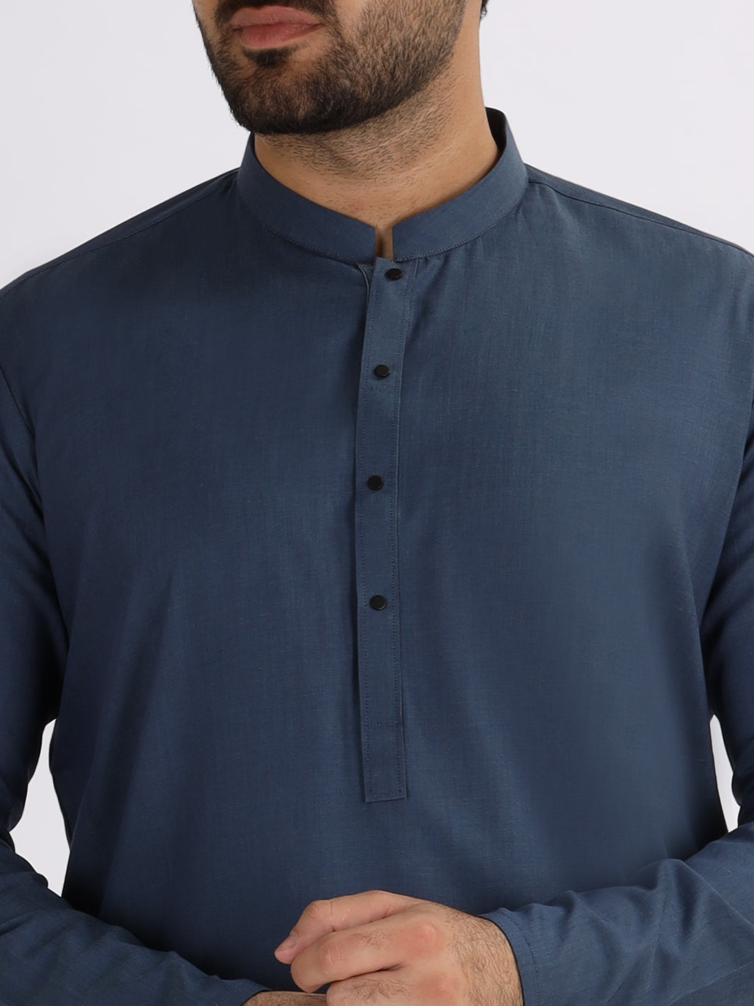 Blue Blended Kurta - AL-K-821