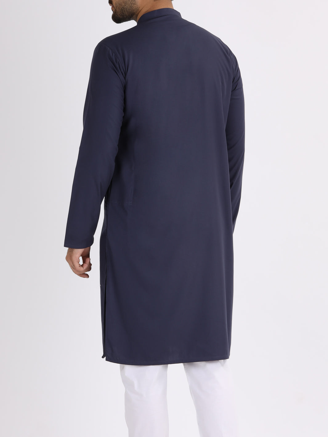 Blue Blended Kurta - AL-K-847