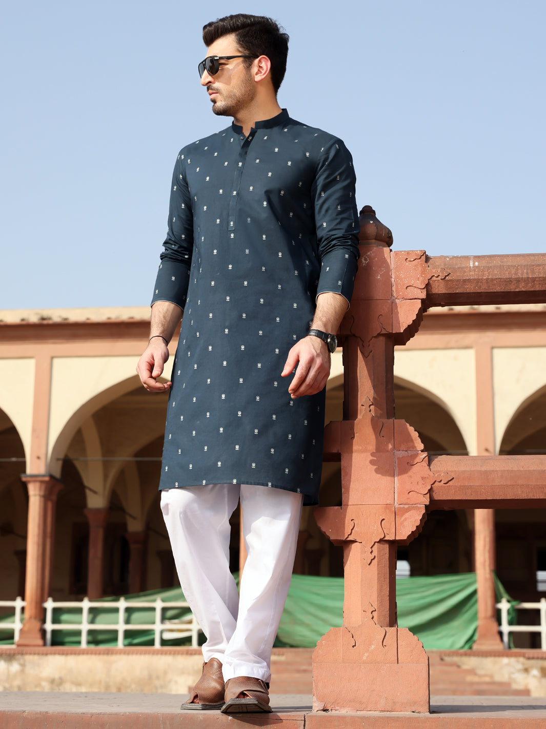 Blue Blended Kurta - AL-K-913A