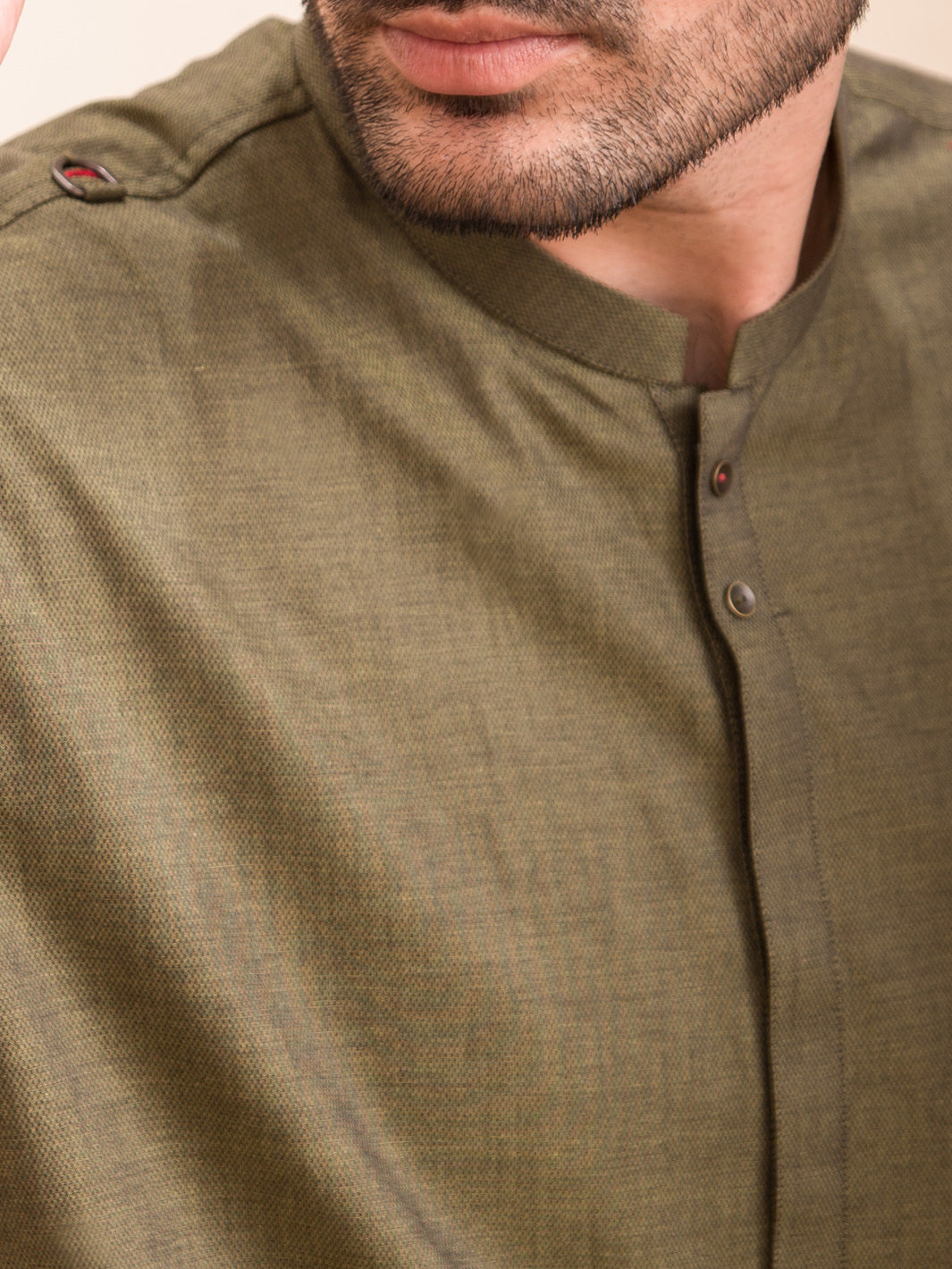 Green Blended Kurta - AL-K-941