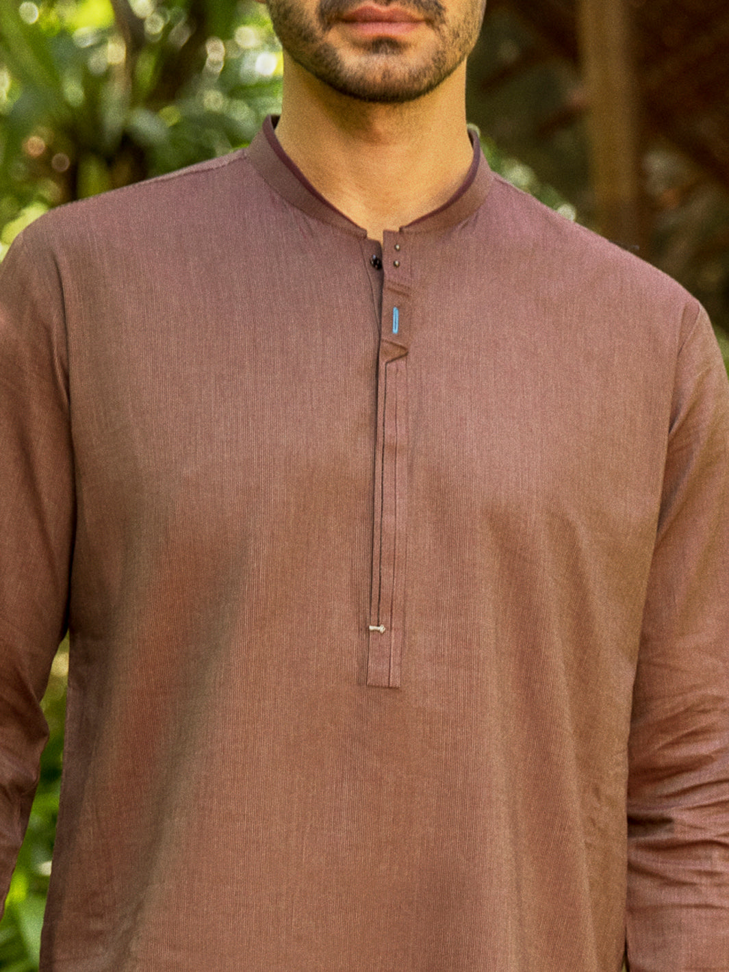 Maroon Cotton Kurta - AL-K-999