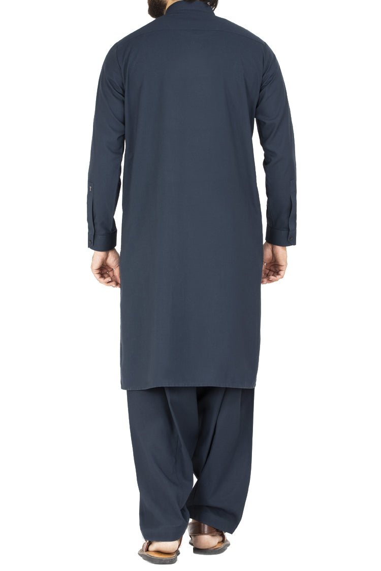 Blue Blended Kameez Shalwar - AL-KS-2444