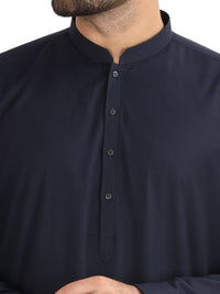 Blue Blended Kameez Shalwar - AL-KS-2486