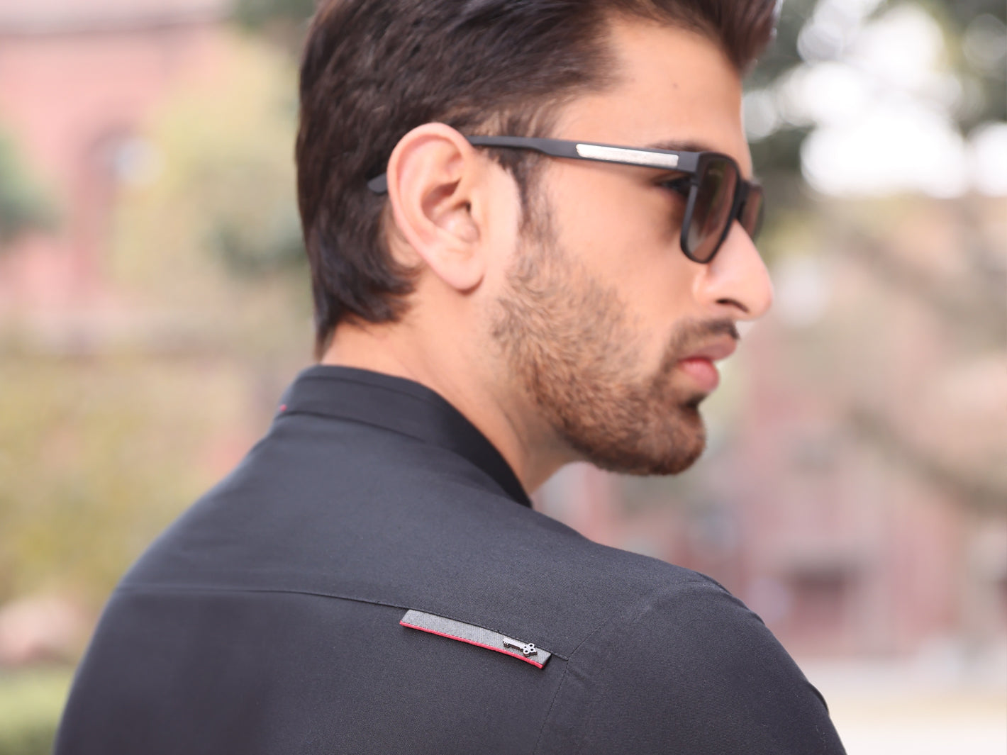 Black Blended Kameez Shalwar - AL-KS-2545